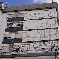 Pintura prédio Paço de Arcos